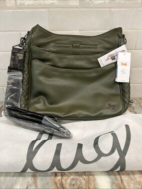 Lug Olive Green Cable Car VL Crossbody Bag